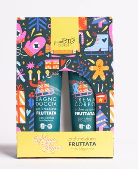 PUROBIO FOR SKIN KIT CREMA CORPO E BAGNO DOCCIA DA 150 ML FRAGRANZA FRUTTATA - farmaciabianca.it