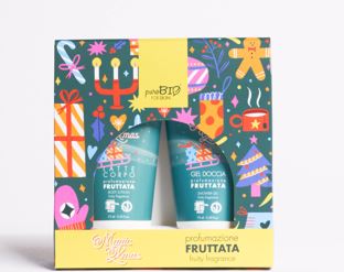 PUROBIO FOR SKIN KIT GEL DOCCIA E LATTE CORPO DA 75 ML FRAGRANZA FRUTTATA - farmaciabianca.it