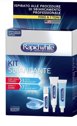 RAPID WHITE KIT BITE DENTALE SBIANCANTE - farmaciabianca.it