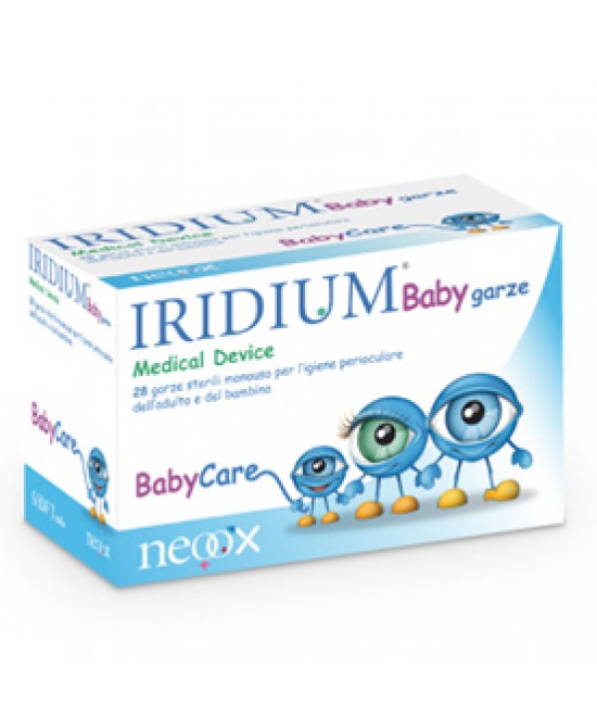 GARZA OCULARE MEDICATA IRIDIUM BABY 28 PEZZI - farmaciabianca.it