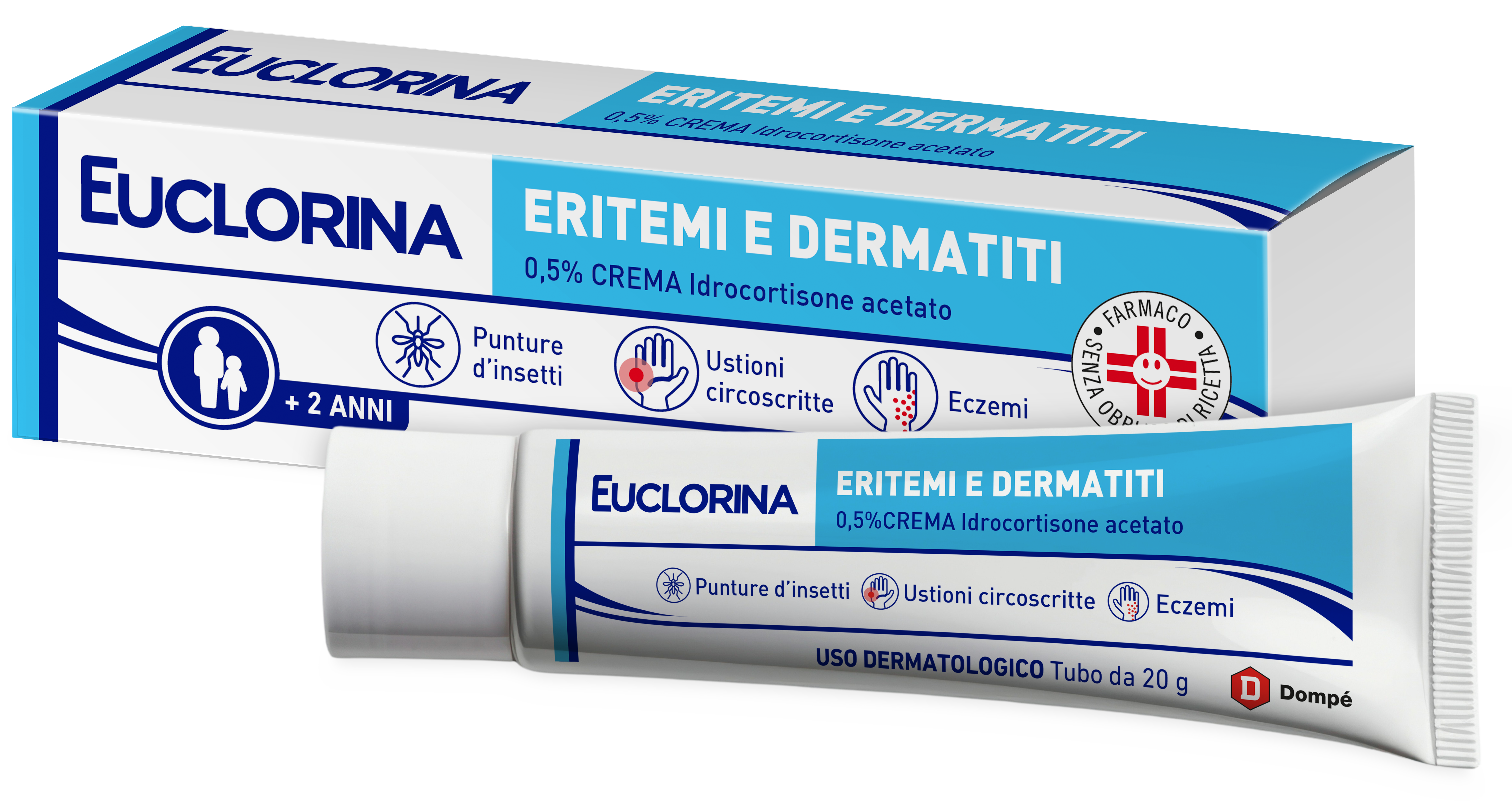 EUCLORINA ERITEMI*CR 20G 0,5% - farmaciabianca.it
