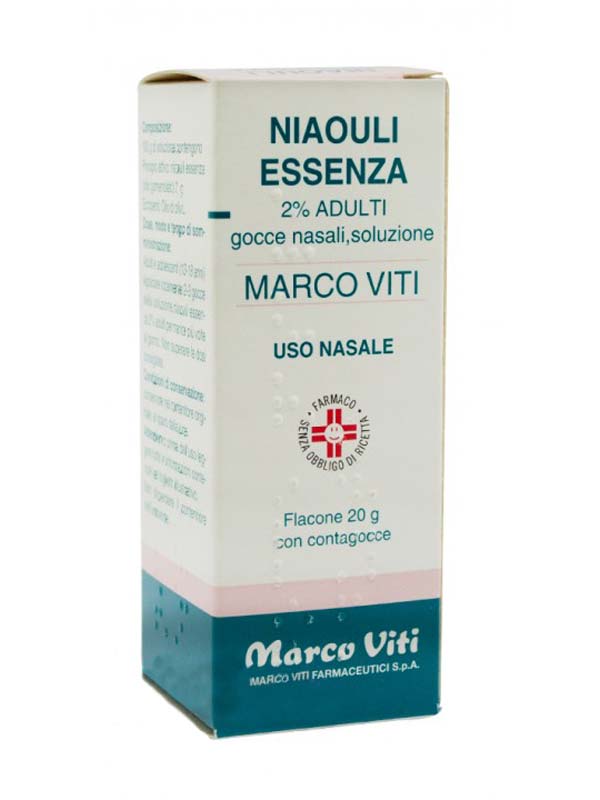 NIAOULI ESSENZA MV*2% GTT 20G - farmaciabianca.it