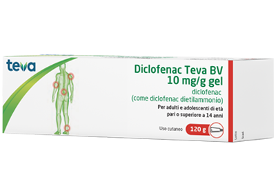 DICLOFENAC TEVA*GEL120G 10MG/G - farmaciabianca.it