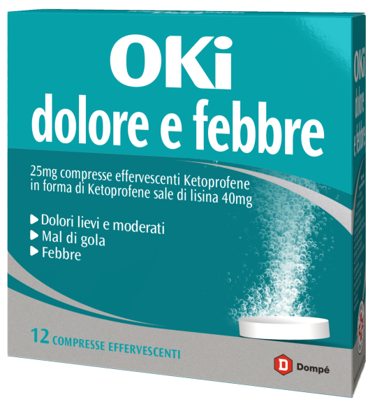 OKI DOLORE E FEBBRE*12CPR EFF - farmaciabianca.it
