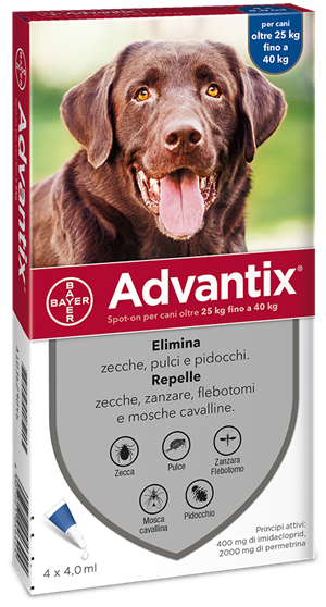 ADVANTIX SPOT ON*4PIP 25-40KG - farmaciabianca.it