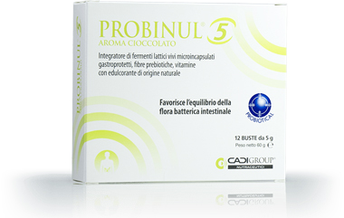 PROBINUL 5 12 BUSTINE 5 G AROMA CIOCCOLATO - farmaciabianca.it