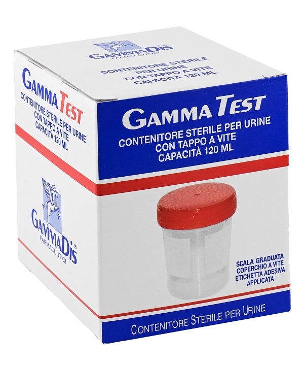 CONTENITORE STERILE PER LA RACCOLTA URINA 120 ML GAMMADIS - farmaciabianca.it