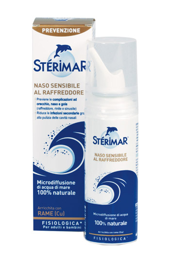 STERIMAR NASO SENSIBILE AL RAFFREDDORE ACQUA DI MARE SPRAY 100 ML - farmaciabianca.it