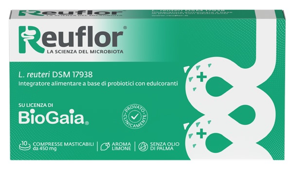 REUFLOR 10 COMPRESSE MASTICABILI AROMA LIMONE - farmaciabianca.it