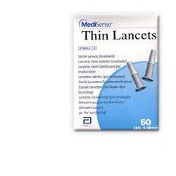 LANCETTE PUNGIDITO MEDISENSE THIN 28 GAUGE 50 PEZZI - farmaciabianca.it