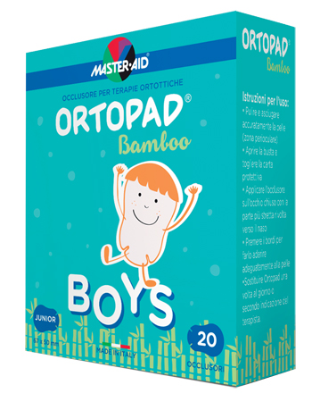 CEROTTO OCULARE PER ORTOTTICA ORTOPAD BOYS M 5,4X7,6 20 PEZZI - farmaciabianca.it