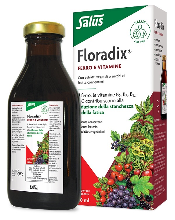 FLORADIX FERRO E VITAMINE 250 ML - farmaciabianca.it