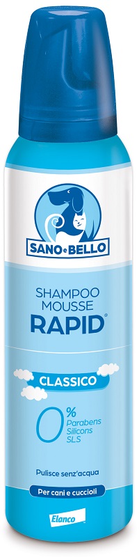 SANO E BELLO SHAMPOO MOUSSE RAPID CLASSICO FLACONE 300 ML PER LAVAGGIO SENZ'ACQUA - farmaciabianca.it