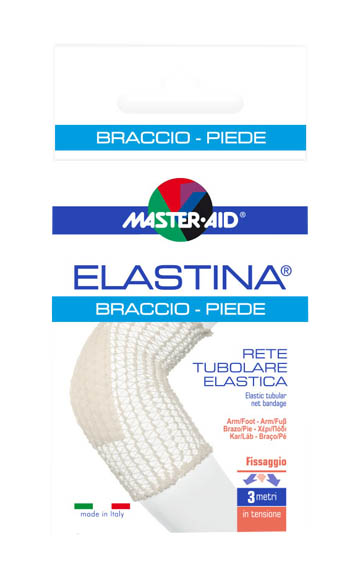 RETE TUBOLARE ELASTICA IPOALLERGENICA MASTER-AID ELASTINA BRACCIO/PIEDE 3 MT IN TENSIONE CALIBRO 4 CM - farmaciabianca.it