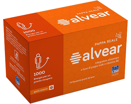 ALVEAR 1000 PAPPA REALE 10 FLACONCINI GUSTO ARANCIA - farmaciabianca.it
