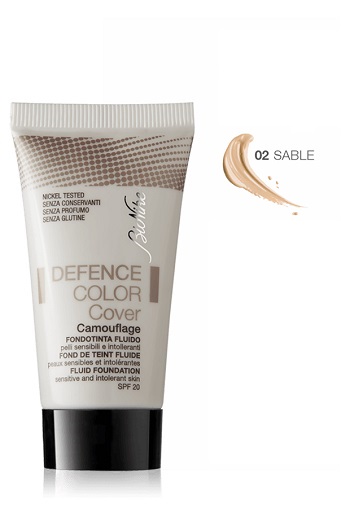 DEFENCE COLOR COVER FONDOTINTA FLUIDO 02 SABLE 30 ML - farmaciabianca.it