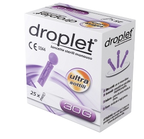 LANCETTE PUNGIDITO DROPLET GAUGE 30 25 PEZZI - farmaciabianca.it