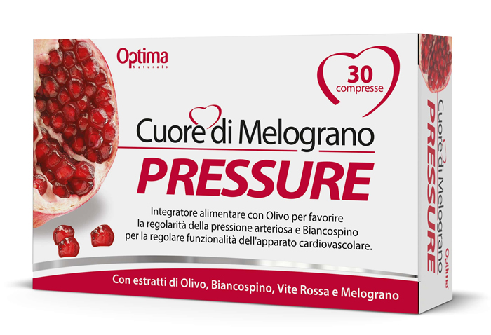 CUORE DI MELOGRANO PRESSURE 30 COMPRESSE 1 G - farmaciabianca.it