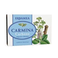 CARMINA CARBONE 24 CAPSULE VEGETALI 12 G - farmaciabianca.it