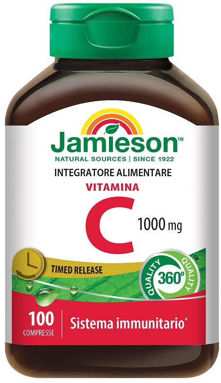 JAMIESON VITAMINA C 1000 TIMED RELEASE 100 COMPRESSE BARATTOG - farmaciabianca.it