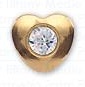 INVERNESS ORECCHINI CUORE CRYSTAL PLACCATI ORO R25C1 - farmaciabianca.it
