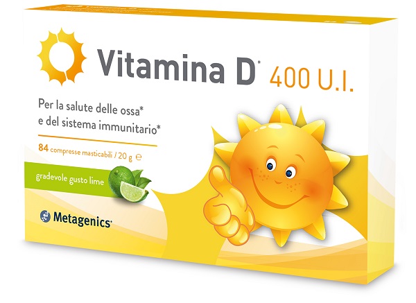 VITAMINA D 400 UI 84 COMPRESSE MASTICABILI GUSTO LIME - farmaciabianca.it