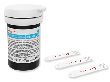 STRISCE GLICEMIA PER GLUCOMETRI IHEALTH 25 PEZZI - farmaciabianca.it