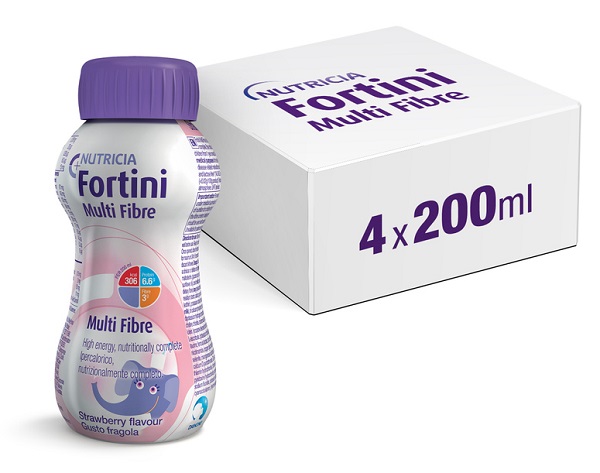 FORTINI MULTI FIBRE GUSTO FRAGOLA 200 ML - farmaciabianca.it