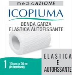ICOPIUMA BENDA GARZA ELASTICA AUTOFISSANTE CM 10X20 MT - farmaciabianca.it