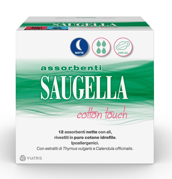SAUGELLA COTTON TOUCH ASSORBENTI NOTTE 12 PEZZI TAGLIO PREZZO - farmaciabianca.it