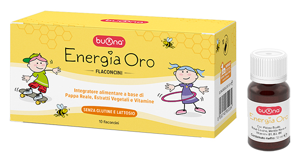 BUONA ENERGIA ORO 10 FLACONCINI DA 10 ML - farmaciabianca.it