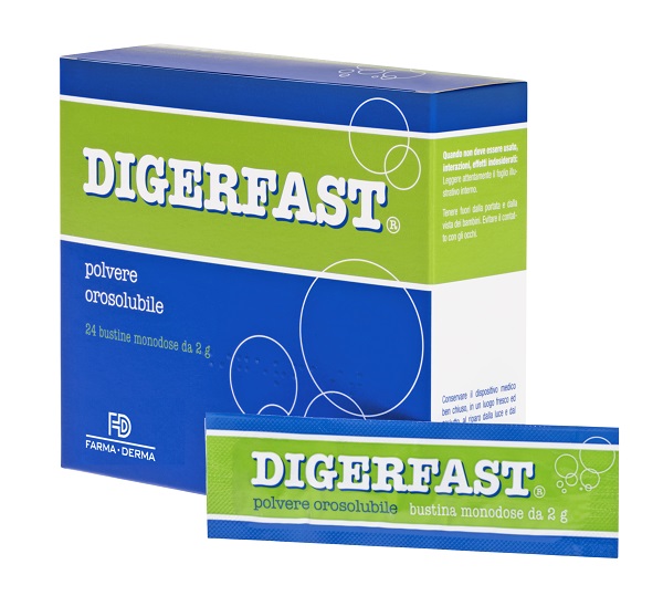DIGERFAST POLVERE 24 BUSTINE MONODOSE 2 G - farmaciabianca.it
