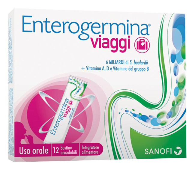 ENTEROGERMINA VIAGGI 12 BUSTINE OROSOLUBILI CONFEZIONE STANDARD - farmaciabianca.it