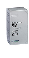TEST STRIPS PER MISURAZIONE GLICEMIA GLUCOCARD SM 25 PEZZI - farmaciabianca.it