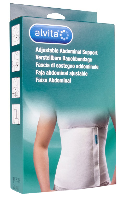 ALVITA FASCIA ADDOMINALE MISURA 2 CIRCONFERENZA 95-100 CM - farmaciabianca.it