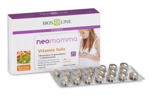 BIOSLINE NEOMAMMA VITAMIX FOLIC 40 COMPRESSE NEW - farmaciabianca.it