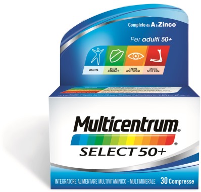 MULTICENTRUM SELECT 50+ 30 COMPRESSE - farmaciabianca.it