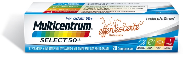 MULTICENTRUM SELECT EFFERVESCENTE 20 COMPRESSE - farmaciabianca.it