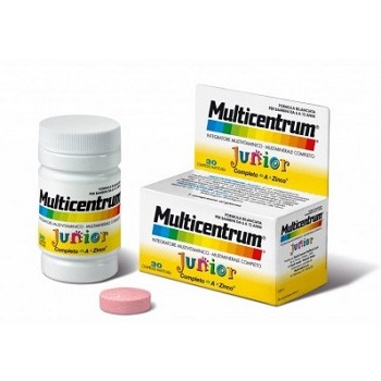 MULTICENTRUM JUNIOR 30 COMPRESSE - farmaciabianca.it
