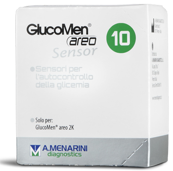STRISCE GLUCOMEN AREO SENSOR PER ANALISI DEL GLUCOSIO 10 PEZZI - farmaciabianca.it