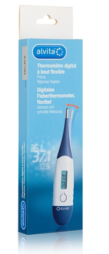 ALVITA TERMOMETRO DIGITALE CON PUNTA FLESSIBILE - farmaciabianca.it