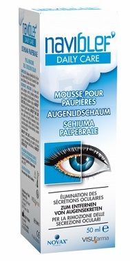 NAVIBLEF DAILY CARE SCHIUMA PER RIMOZIONE SECREZIONI OCULARI DA PALPEBRE E CIGLIA 50 ML - farmaciabianca.it