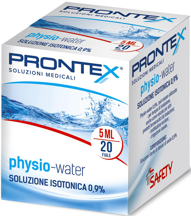 SOLUZIONE FISIOLOGICA PRONTEX PHYSIO ISOTONIC 20 FIALE DA 5 ML - farmaciabianca.it