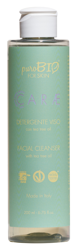 PUROBIO CARAE DETERGENTE VISO TEA TREE 200 ML - farmaciabianca.it