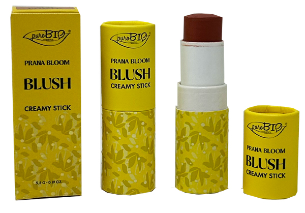 PUROBIO COSMETICS 03 PRANA BLOOM BLUSH STICK CORAL ENERGY - farmaciabianca.it