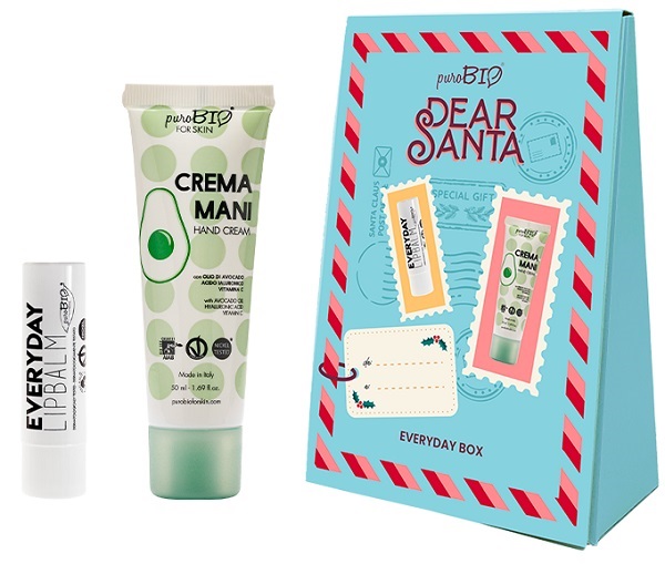 PUROBIO COSMETICS EVERYDAY BOX 1 BALSAMO LABBRA 5 ML + CREMA MANI 50 ML - farmaciabianca.it