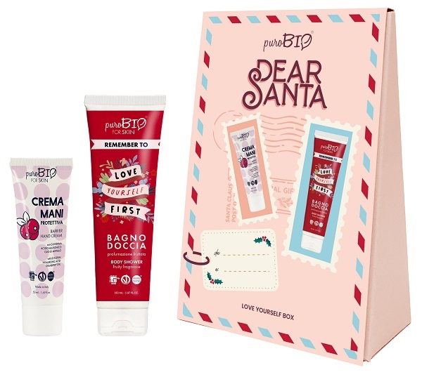 PUROBIO COSMETICS LOVE YOURSELF BOX 1 BAGNODOCCIA 150 ML + 1 CREMA MANI 5 ML - farmaciabianca.it