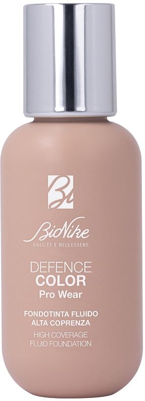 DEFENCE COLOR PRO WEAR FONDOTINTA FLUIDO ALTA COPRENZA N4 BEIGE 50 ML - farmaciabianca.it