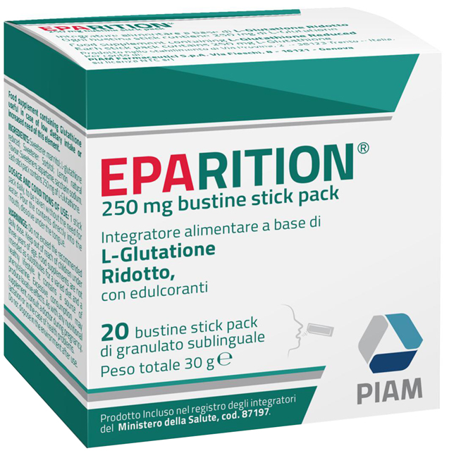 EPARITION 20 BUSTINE STICK PACK DA 250 MG DI GRANULATO SUBLINGUALE - farmaciabianca.it