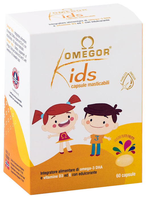 OMEGOR KIDS 60 CAPSULE MASTICABILI - farmaciabianca.it